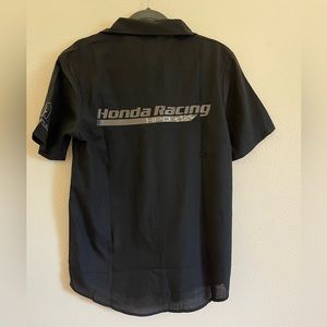 Honda Racing Black Button Up